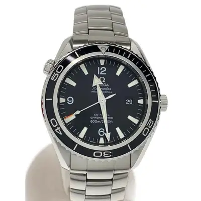 Omega Seamaster Planet Ocean BLK SLV