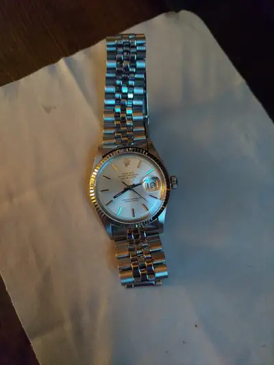 Rolex Datejust Stainless Steel 18K White