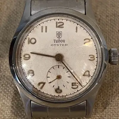 Tudor Oyster Analog Men Antique Winding