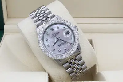 Rolex Datejust Custom 3ct VS Diamond