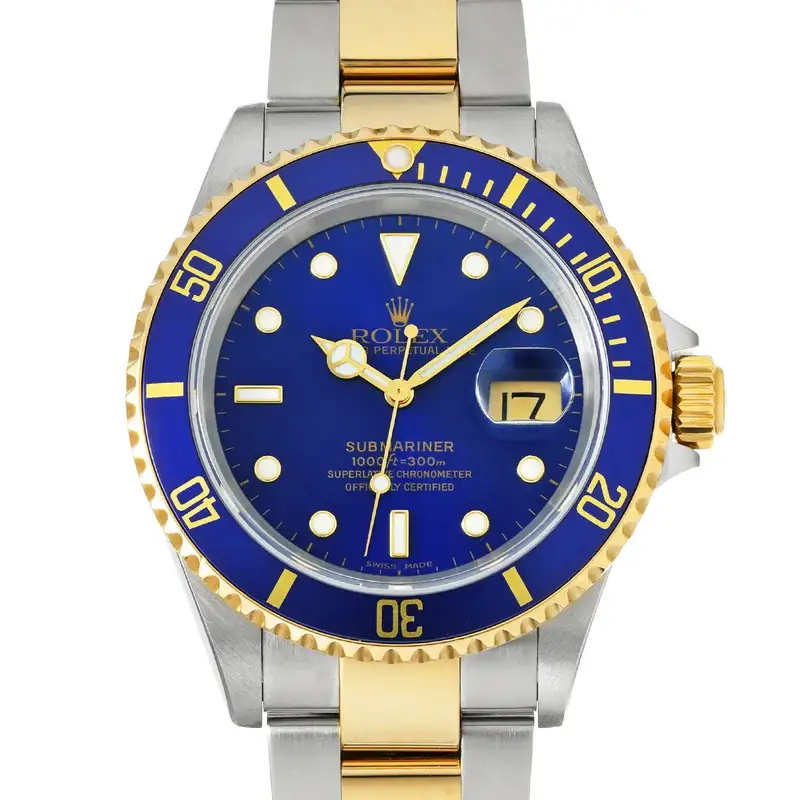 Rolex Submariner 16613 40mm Stainless Steel Blue Wristwatch #WW7841