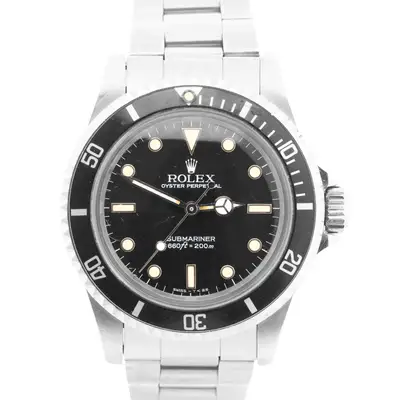 Rolex Submariner No-Date Black Steel 5513