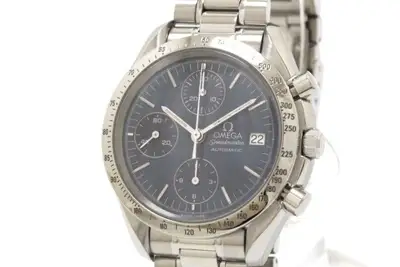 Omega OMEGA Speedmaster Date 3511.80 Stainless Steel Automatic Blue Dial Mens Watch Us
