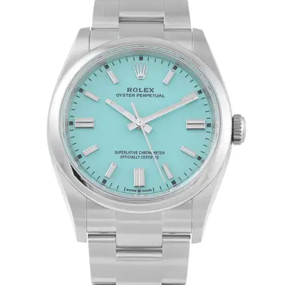 Rolex Oyster Perpetual Turquoise 36 Steel