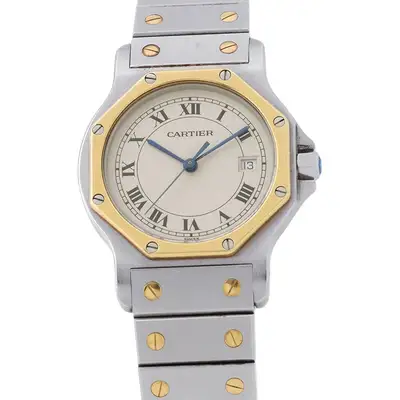 Cartier Santos W2001583 Stainless Steel 18K
