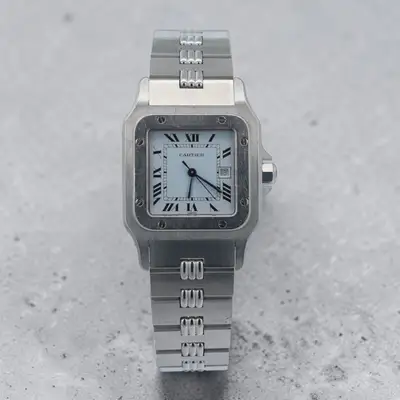 Cartier Santos Carree Godron reference 2960