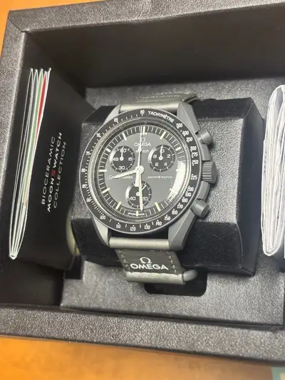 Omega X Swatch Speedmaster Moonswatch Gray
