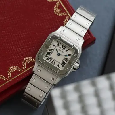 Cartier Santos Galbee Small Stainless Steel
