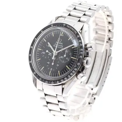 Omega OMEGA Speedmaster Professional ST145.022 42mm SS Black Dial Watch #C3388