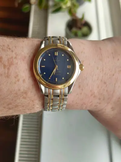 Omega Seamaster Two Tone 18k Gold