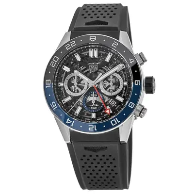 TAG Heuer Carrera Chronograph Twin-Time Black
