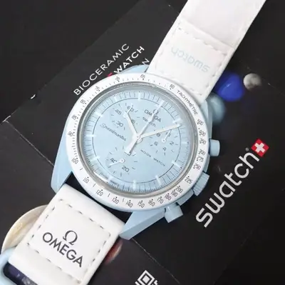 Omega Unused Swatch Omega Collaboration Speedmaster MISSION