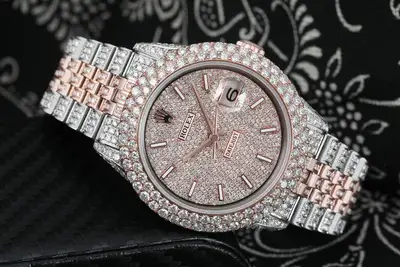 Rolex Datejust Two Tone Rose Index