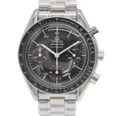 Omega Omega Speedmaster Automatic Reduced Chronograph 39mm Black Men's Watch Used