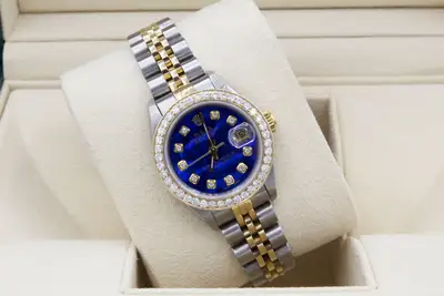 Rolex Datejust Custom 1ct Diamond Bezel