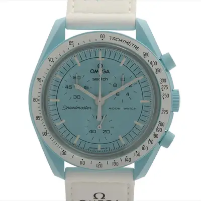 Omega x swatch Speedmaster missions Toe