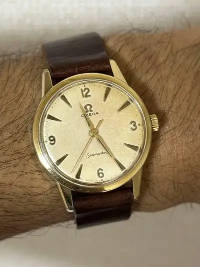 Omega Seamaster Cal.285 Champagne Patina