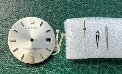 Rolex Perpetual DATE 1500 Silver Stick
