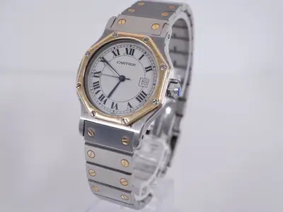 Cartier Santos Octagon LM 2966 A7637