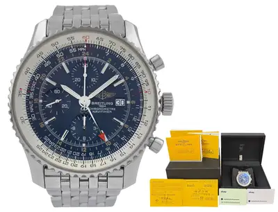 Breitling Navitimer World GMT A24322 Chronograph
