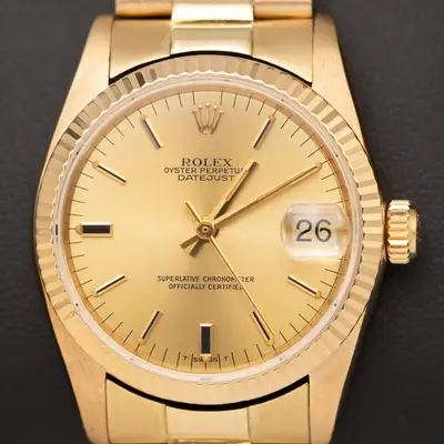 Rolex Presidential Rolex Datejust 6827 Fluted Bezel