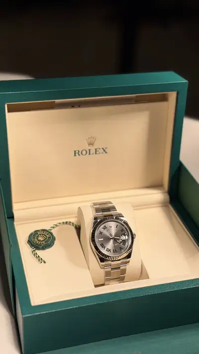 Rolex Datejust Oyster, ,Oystersteel and white gold