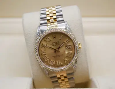 Rolex Datejust Custom Bezel/Lugs Two Tone