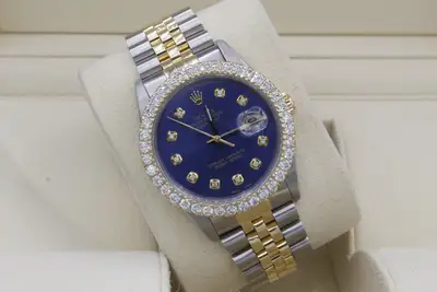 Rolex Datejust Custom 3ct VS Diamond