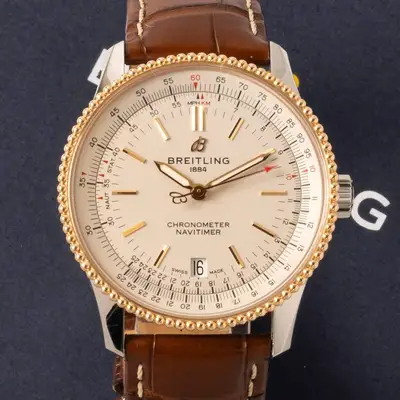 Breitling Navitimer 38 Rose Gold Steel