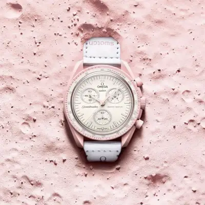 Omega Pink Swatch Omega Bioceramic Moonswatch Mission