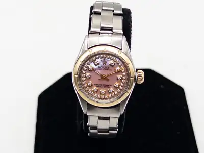 Rolex $9000 ROLEX Oyster Perpetual PINK MOP