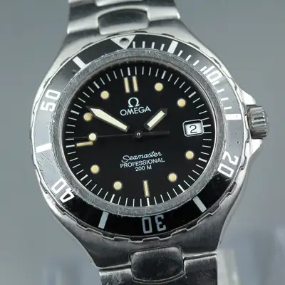 Omega Batt OMEGA seamaster Professional Black