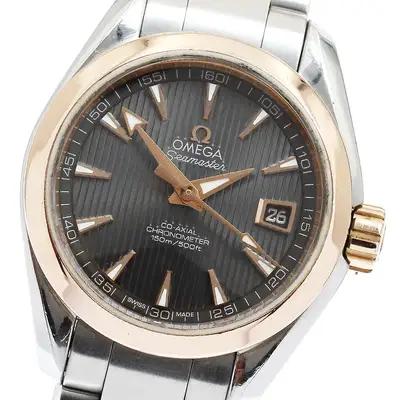 Omega Seamaster Aqua Terra K18PGBezel Date