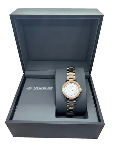 TAG Heuer Carrera &bezel, steel&18ct rose