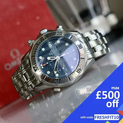 Omega Seamaster Pro Chronograph Blue James