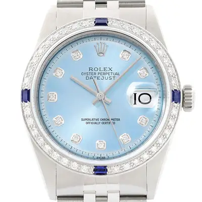 Rolex Datejust Ice Blue 18K White