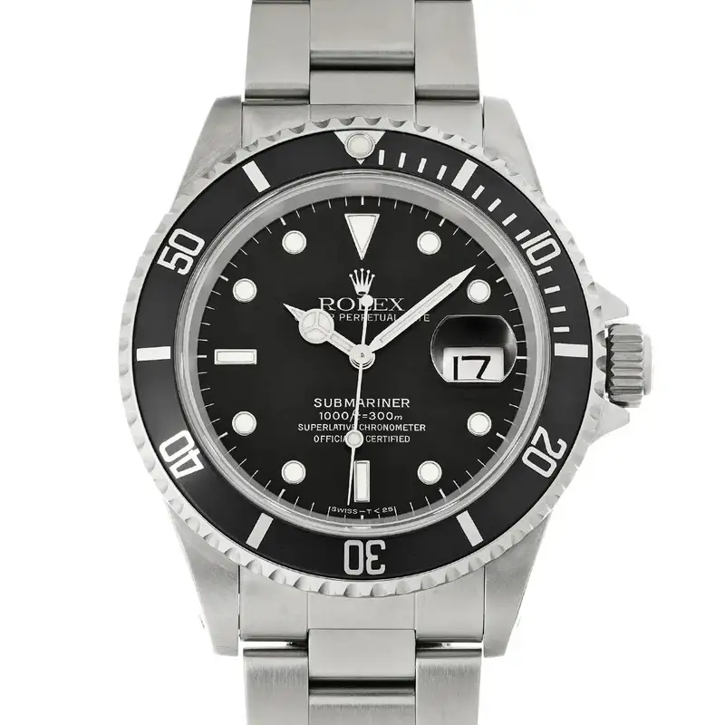 Rolex Submariner 16610 40mm Stainless Steel Black Wristwatch #WW7867