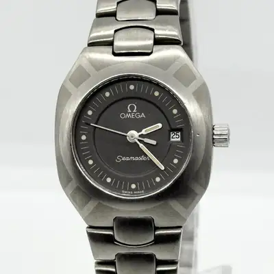 Omega Seamaster Polaris Gray QZ Women's