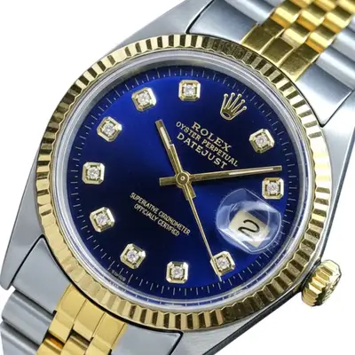 Rolex Datejust Two-Tone Blue Vignette w