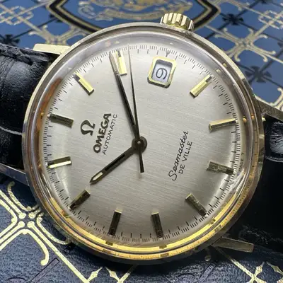 Omega Solid 14k Gold Seamaster De