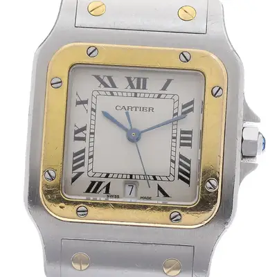 Cartier Santos GalbeeLM W20011C4 YG bezel