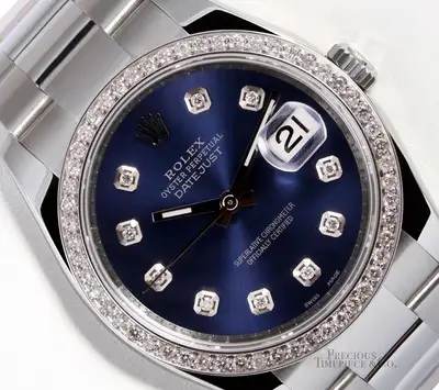 Rolex Datejust Stainless Steel Oyster Diamond