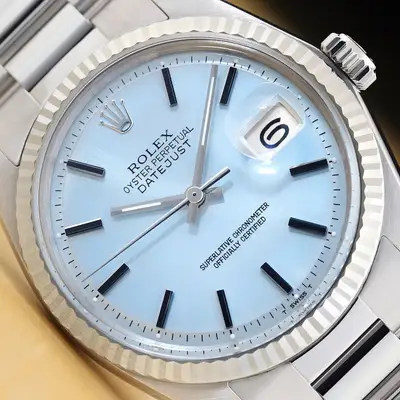 Rolex DATEJUST 1601 18K WHITE GOLD