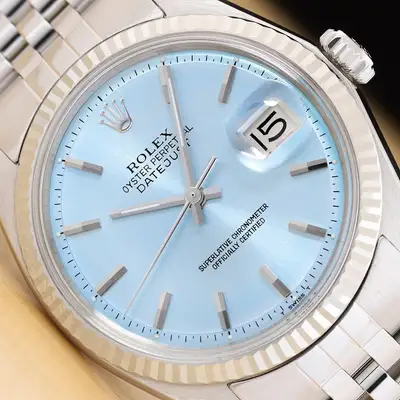 Rolex DATEJUST ICE BLUE 18K WHITE