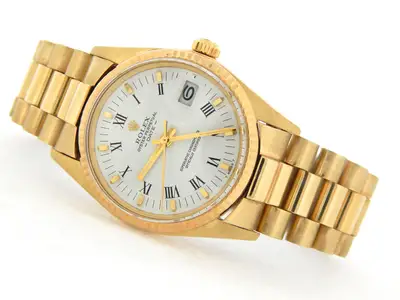 Rolex Date 1503 Men Solid 14K