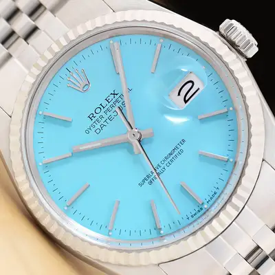 Rolex DATEJUST AQUA 18K WHITE GOLD