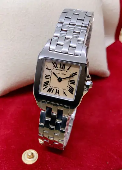 Cartier Santos Demoiselle W25075Z5 Pink M.O