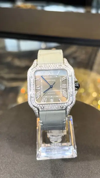 Cartier Santos De Cartier Grey VVS NATURAL