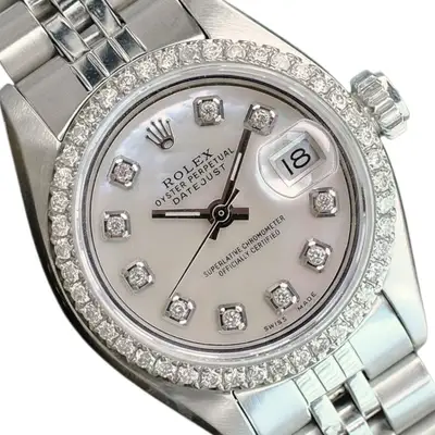 Rolex Datejust Steel White Mop Bezel