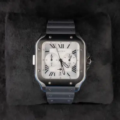 Cartier Santos Chronograph XL Black WSSA0017
